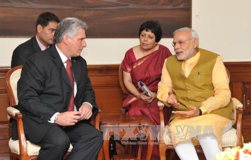Chùm ảnh Tân Chủ tịch Cuba Miguel Diaz-Canel Bermudez và lãnh đạo thế giới ảnh 6